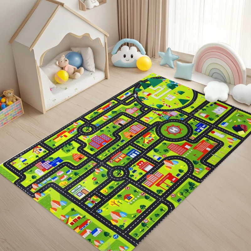 Commercial Road Printing - Transportation Road Print Carpet Children's Crawling