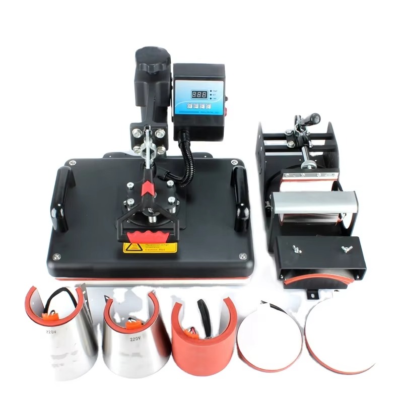 Heat Press Machine - 8 in 1 Combo Heat Press