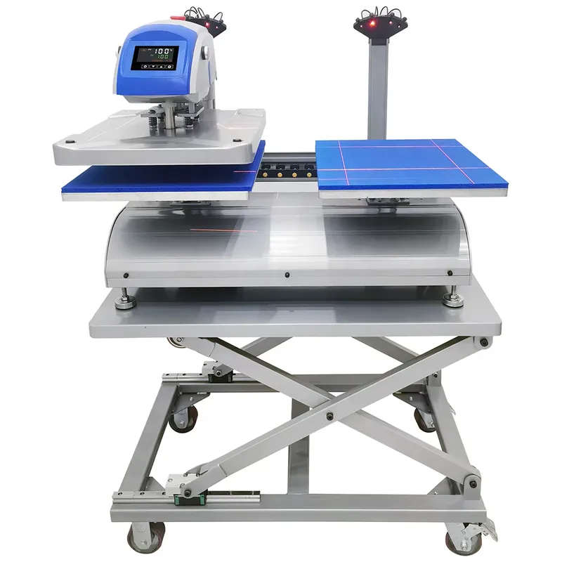 Heat Press Machine - 2026New 40x50cm Electric Double Station Heat