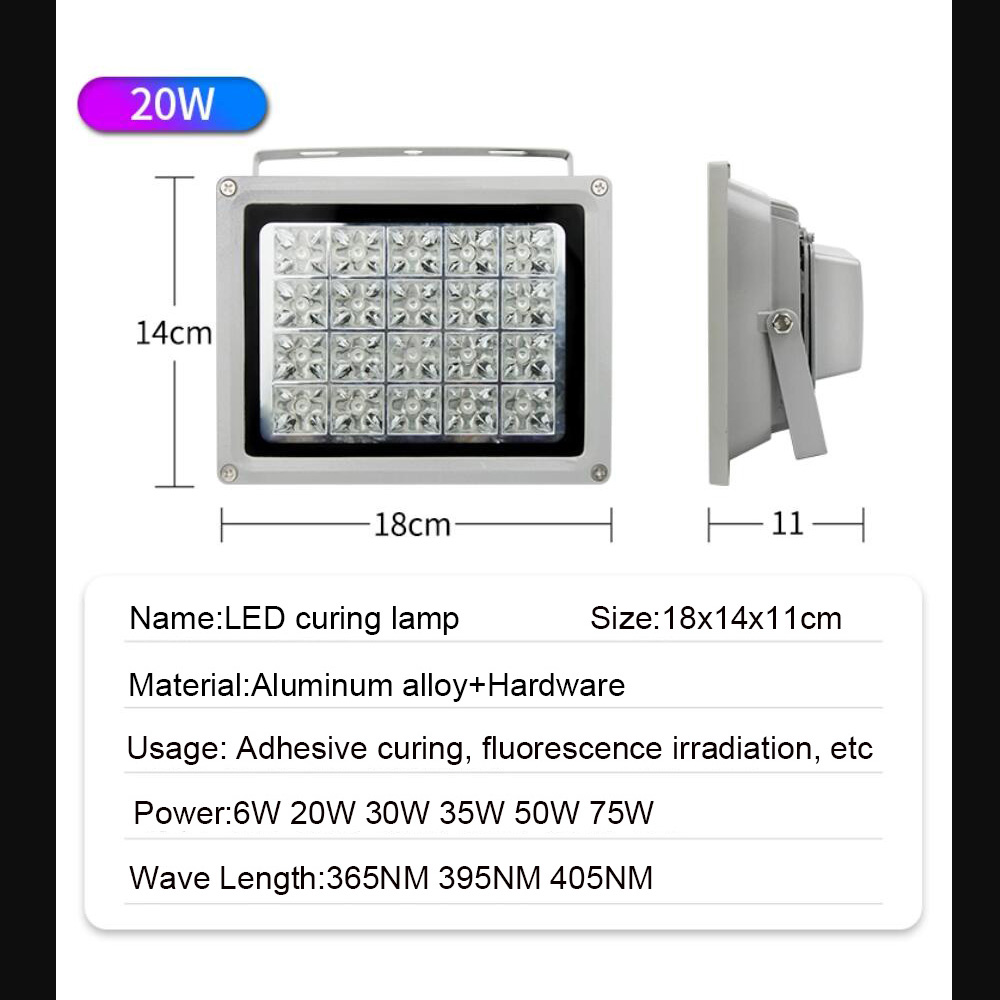 LED UV Curing Lamp 3D Resin Dr - Commercial Resin Printing review and price