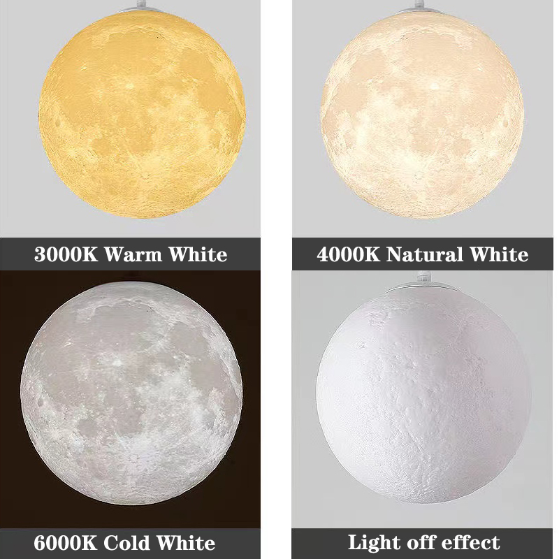 Creative 3D printed moon chand - Commercial Resin Printing review and price