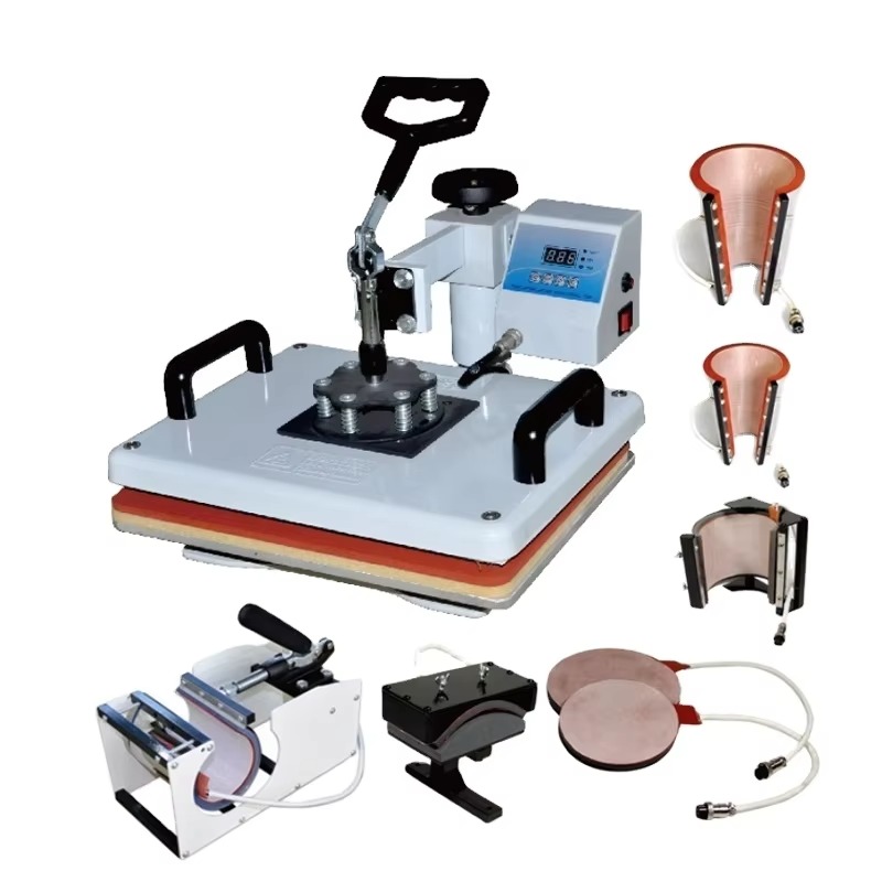 8 in 1 Combo Heat Press Machin - Heat Press Machine review and price