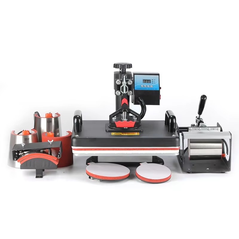 8 in 1 Combo Heat Press Machin - Heat Press Machine review and price