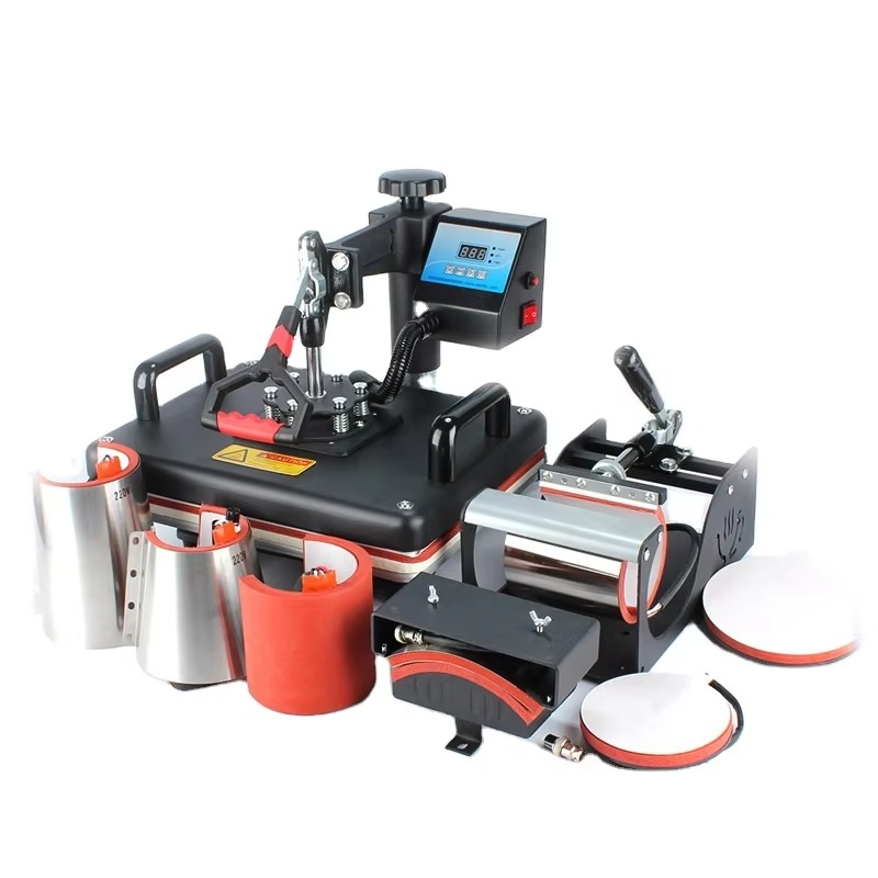 8 in 1 Combo Heat Press Machin - Heat Press Machine review and price