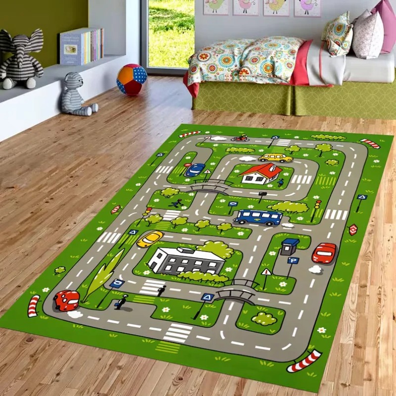 Cartoon City Traffic Road Map  - Commercial Road Printing review and price