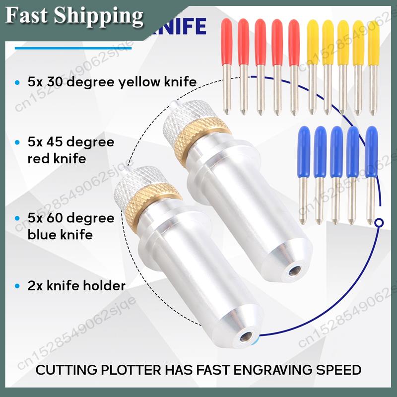 -ABKM 17Pcs/Set 30/45/60 Degre - Cutting Plotter Blade review and price