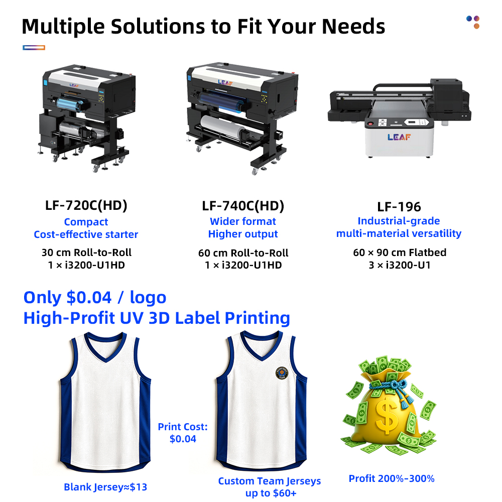 LEAF UV DTF Label Printer I320 - Dtf Printer Machine review and price