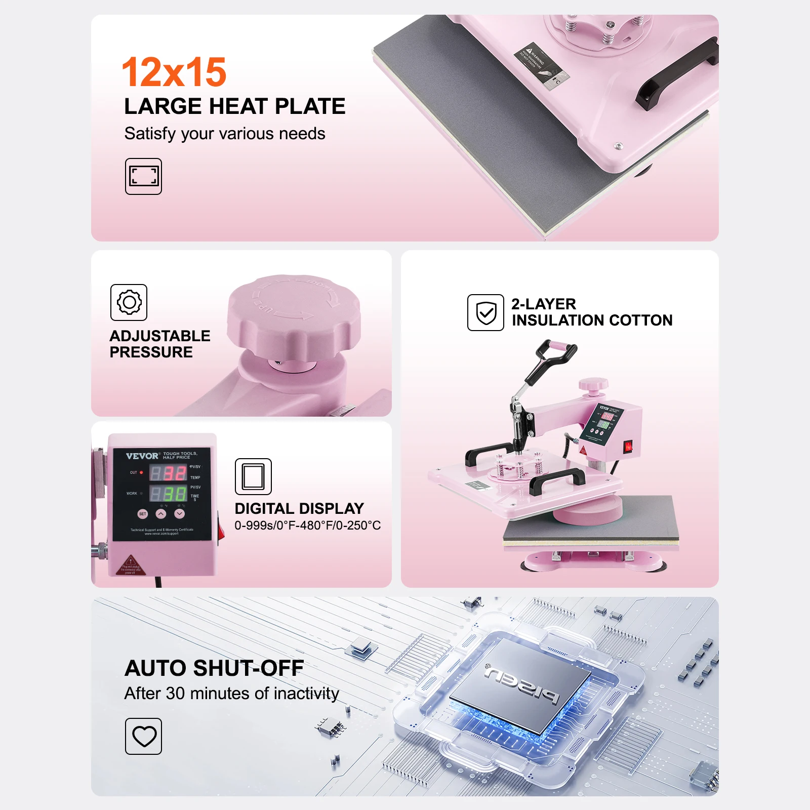 SucceBuy Heat Press Machine 12 - Heat Press Machine review and price