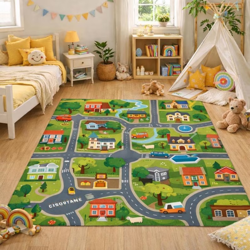 Cartoon Race Track City Highwa - Commercial Road Printing review and price