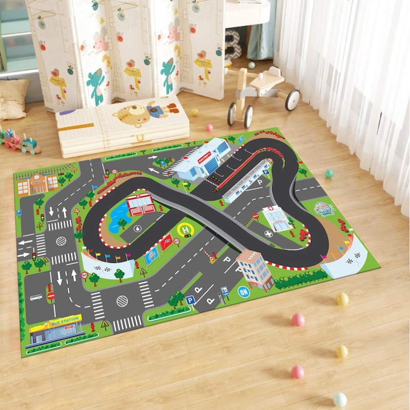 Cartoon Race Track City Highwa - Commercial Road Printing review and price